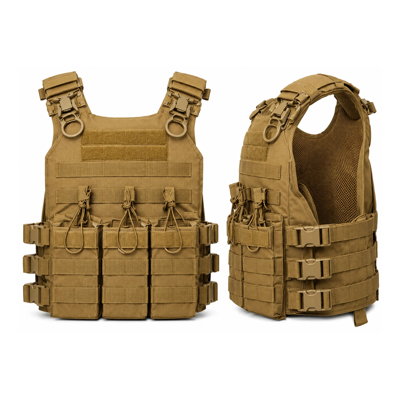 MV04 B Tactical Vest - Khaki