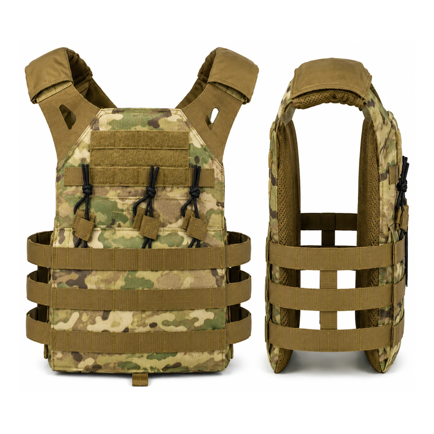 MV04 Tactical Vest - Multicam / Coyote Brown