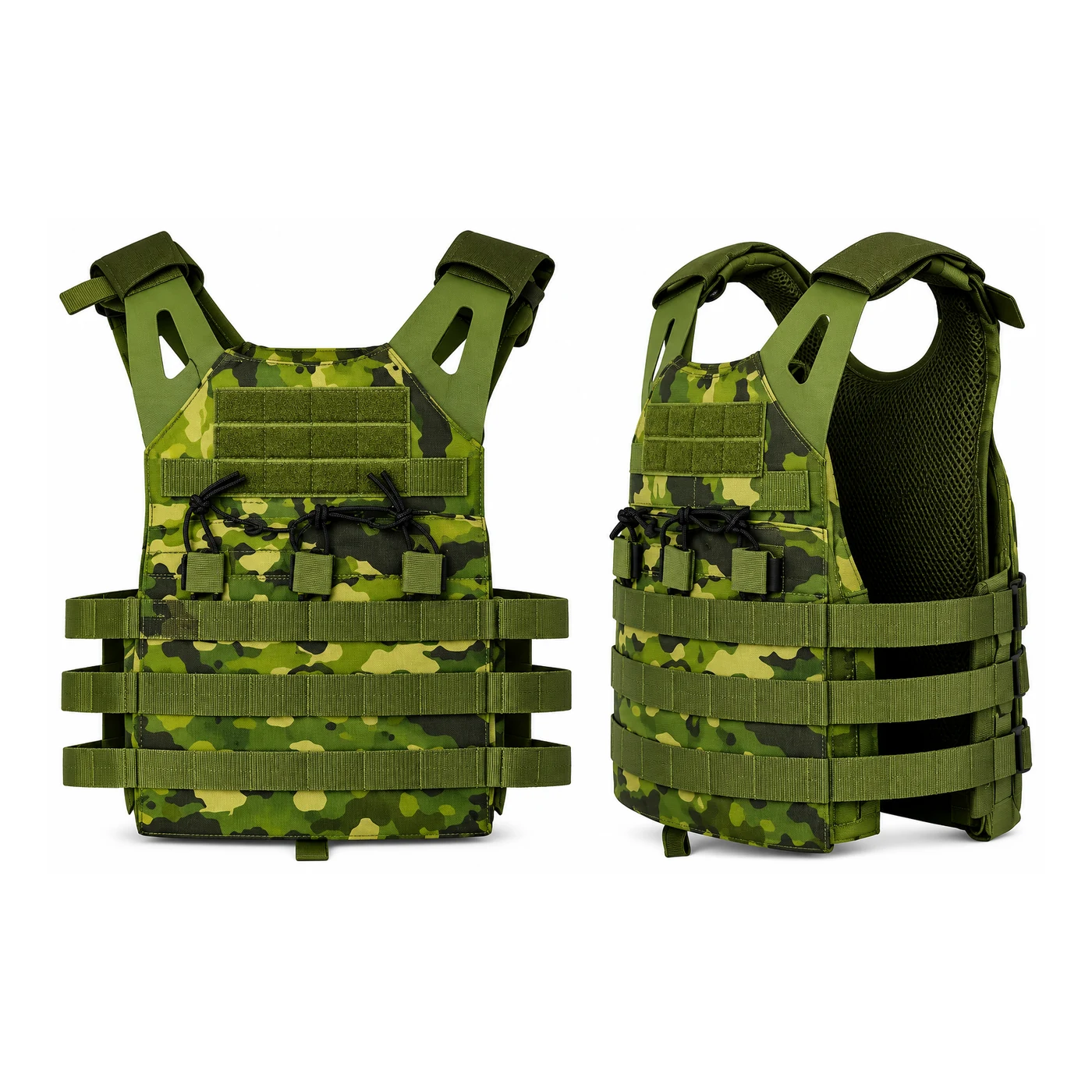 MV04 Tactical Vest - Woodland Camouflage