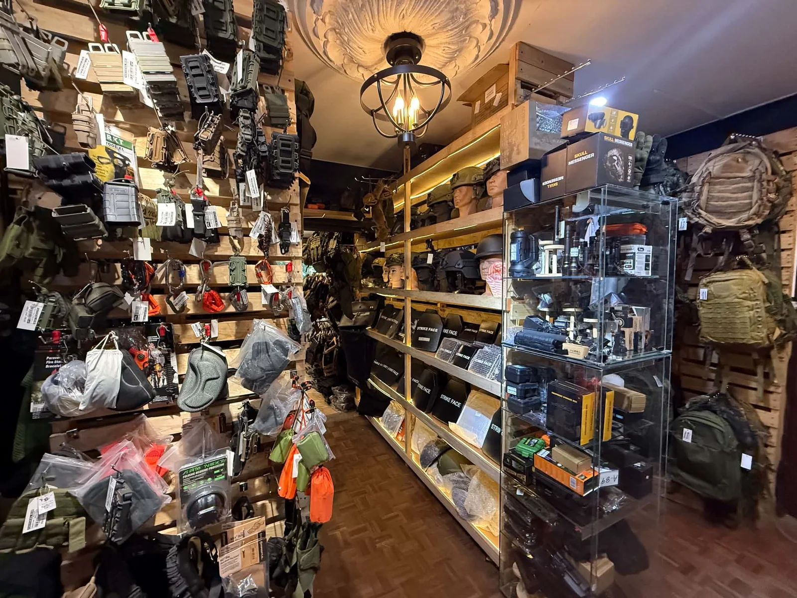 Tactical Joe store inventory and customer support area