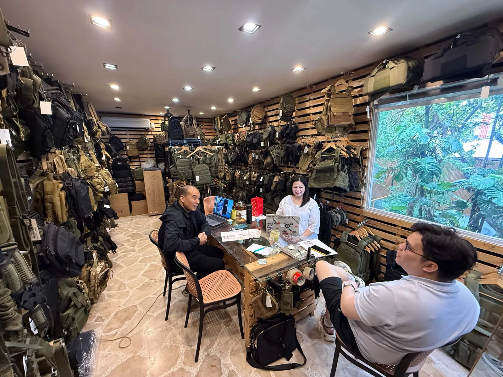 Tactical Joe team assisting customers with orders and procurement